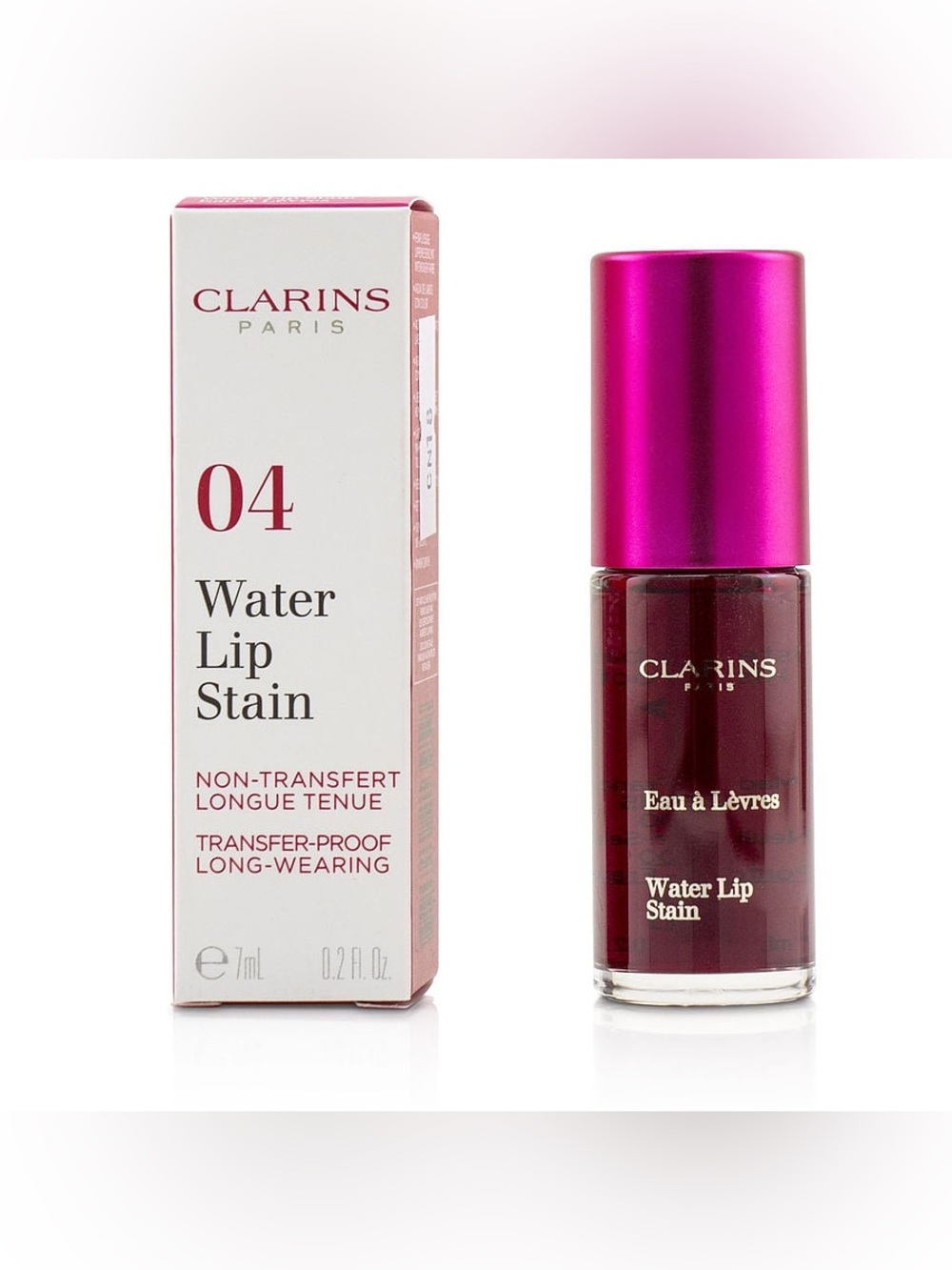 Clarins Water Lip Stain 04 Deep Berry Pink
